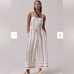 Maeve Easy Sleeveless Shirting Jumpsuit